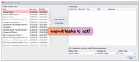 Export Tasks to Act!